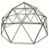 Mászókupola kertbe 300x143 cm