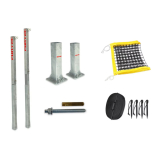 Strandröplabda hálórendszer Beach Basic 8,5 m (alapon álló)