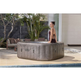 BESTWAY Lay-Z-Spa Rome EnergySense Smart AirJet Felfújható jakuzzi,180 x 180 x 71 cm 6001K