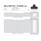 Kulacs Classic 800 ml tetszőleges emblémával tetszőleges színben