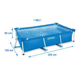 INTEX Rectangular Frame Fémvázas medence, 220 x 150 x 60 cm