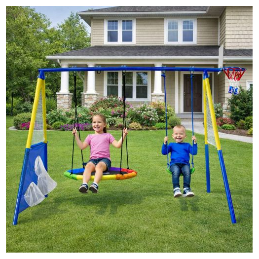 Kerti játszótér gyerekeknek 4 az 1-ben SZUPER ÁR