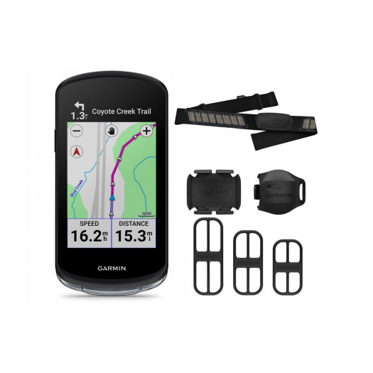 Garmin Edge 1040 Bundle [ Pulzuspánt, Speed- És Cadence Szenzor ] kerékpár computer