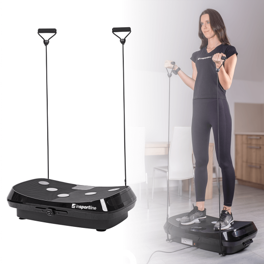Vibrációs tréner inSPORTline Julisa, oszcilláló, 3D, vertikális hinta, ivelt, 60 fokozat, távirányitó