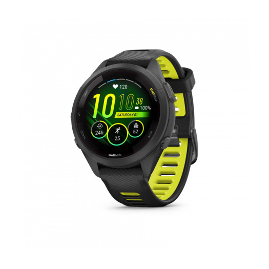 Garmin Forerunner 265S Black-Yellow pulzusmérő óra