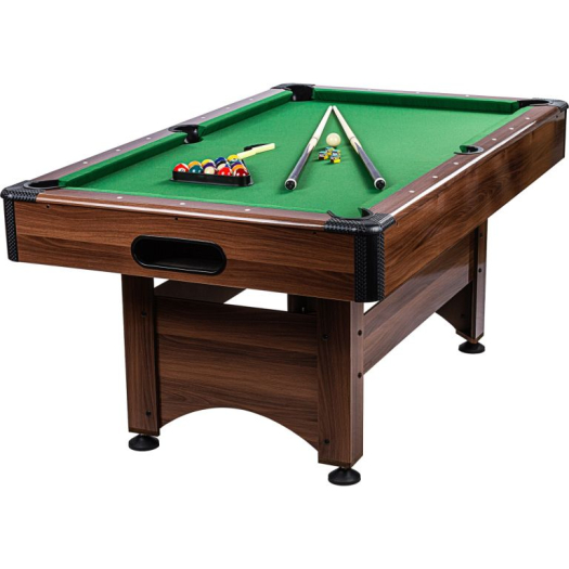 GamesPlanet® Biliárdasztal TRENDLINE 6ft + tartozékok zöld