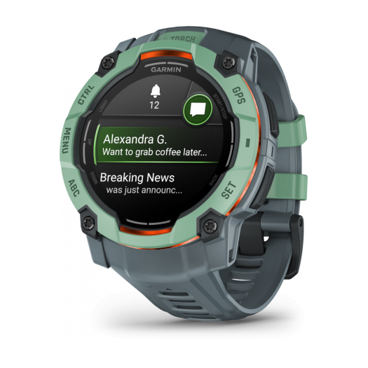 Garmin Instinct 3 50mm, AMOLED Neotropic Limited edition pulzusmérő óra