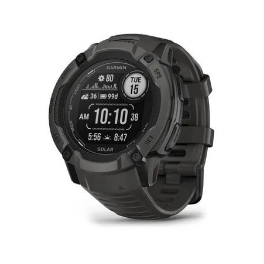 Garmin Instinct 2x Solar Graphite pulzusmérő óra