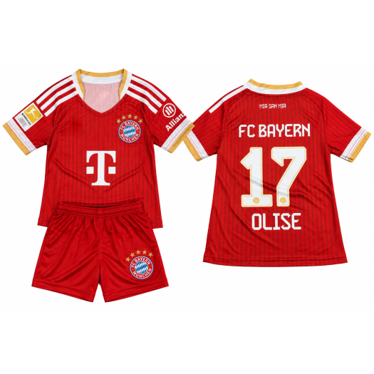 Bayern M hazai  gyermek mezgarnitűra 2026/27 Olise felirattal