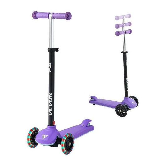 3 kerekű kisgyermek roller világító kerekekkel