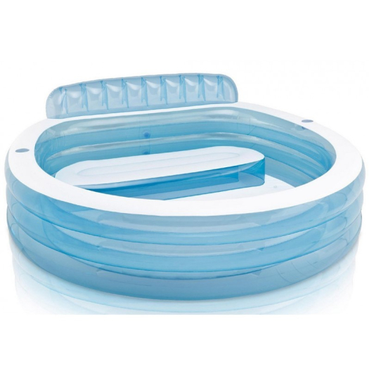 INTEX Swim Center Family Lounge Pool medence, 224 x 216 x 76 cm