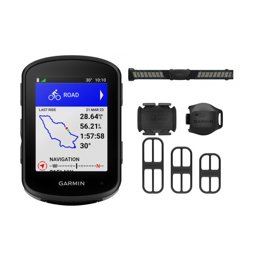 Garmin Edge 840 Bundle [ Pulzuspánt, Speed- És Cadence Szenzor ] kerékpár computer