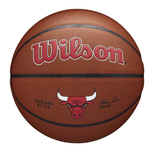 Kosárlabda Wilson NBA Team  Chicago Bulls Composite bőr  Indoor/Outdoor 