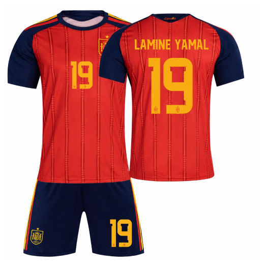 Spanyol YAMAL 2026 mezgarnitúra sportszár nélkül