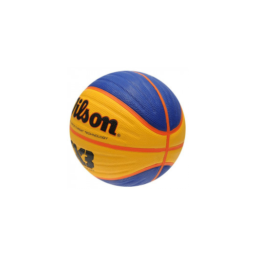 Kosárlabda Wilson Replica FIBA 3X3 gumi 6-os méret sárga-kék