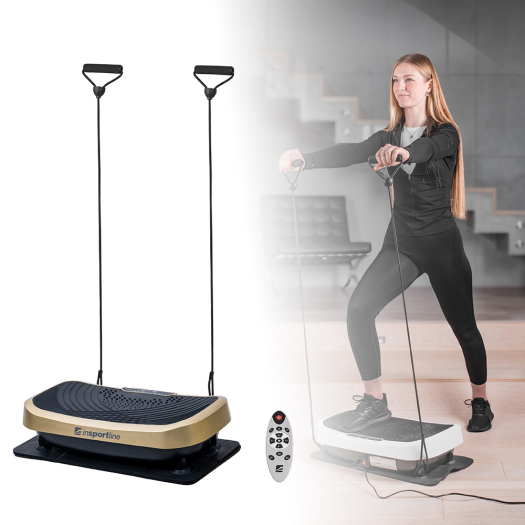 Vibrációs tréner inSPORTline Devyn - pezsgő