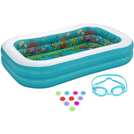 Bestway 3D tengeralatti kaland medence 262 x 175 x 51 cm