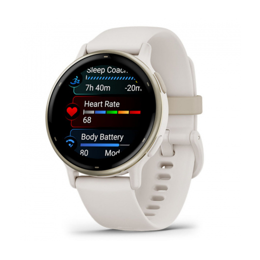 Garmin Vívoactive 5 Cream Gold pulzusmérő óra