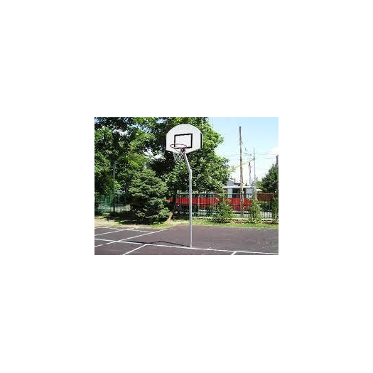 Streetball állvány lebetonozható 90x120 cm palánk 120 cm benyúlás, tűzihorganyzott