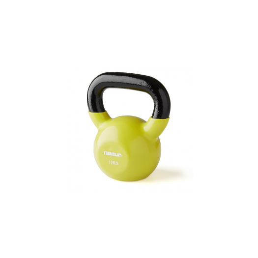            Vinyl kettlebell  öntöttvas  - 12 kg - Sárga - TREMBLAY