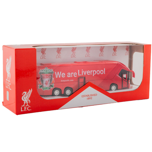 Liverpool csapatbusz 1:50-es arányban