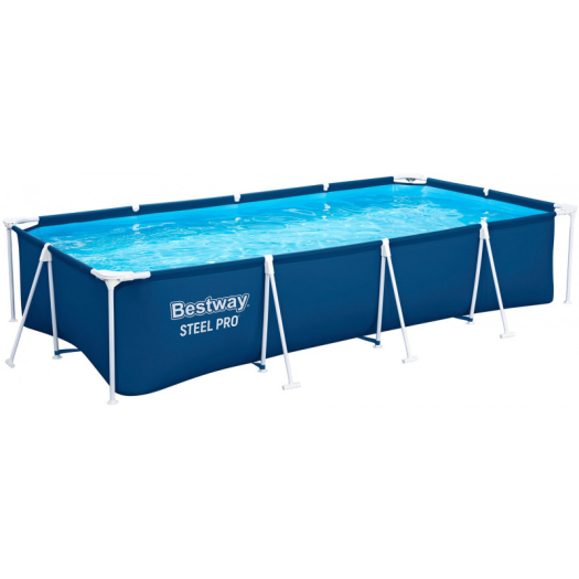 BESTWAY Steel Pro Fémvázas medence, 400 x 211 x 81 cm 56405