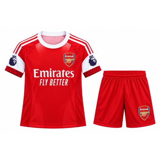 Arsenal 2026-27 gyermek mezgarnitúra Saka felirattal