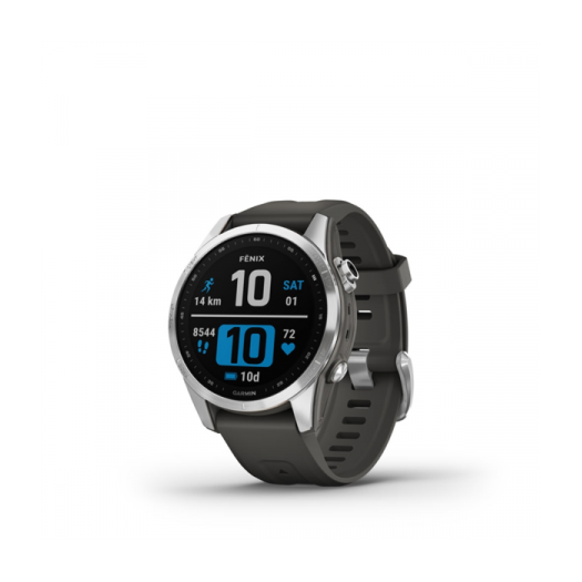 Garmin fenix 7S Silver-Graphite pulzusmérő óra