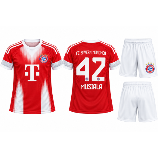 Bayern M 2026/27   hazai gyermek mezgarnitúra Musiala felirattal