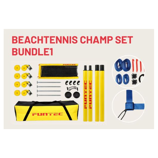 FUNTEC Beachtennis Masters Set kék állítható pálya