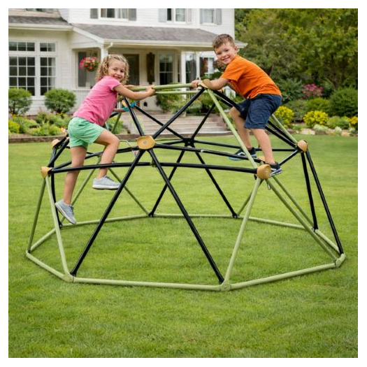 Mászókupola kertbe  370x180 cm 