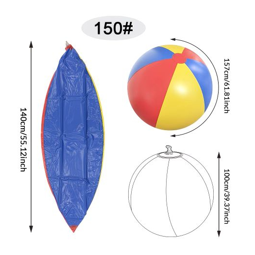 Fesztivál Beach labda 150 cm