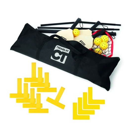 Pickleball készlet Tremblay – Teljes szett hálóval, ütőkkel, labdákkal és pályajelölőkkel