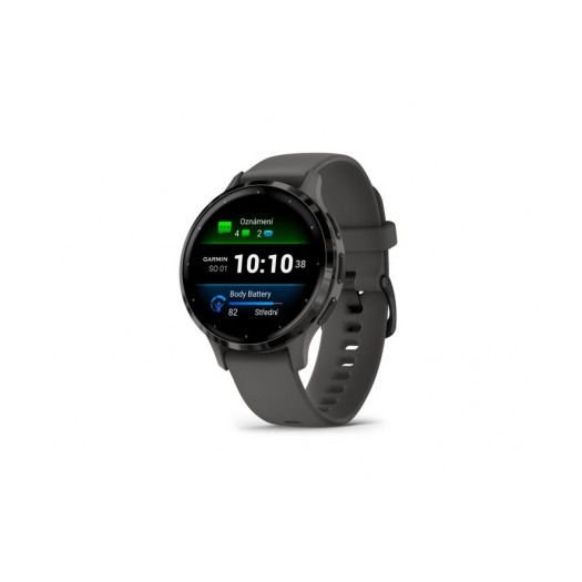 Garmin Venu 3S Szürke / Szürke kerettel Szilikon szíjjal