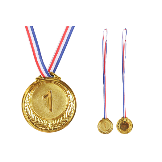 Aranyérem Első Helyért Díj Trófea Cink 6,5 cm