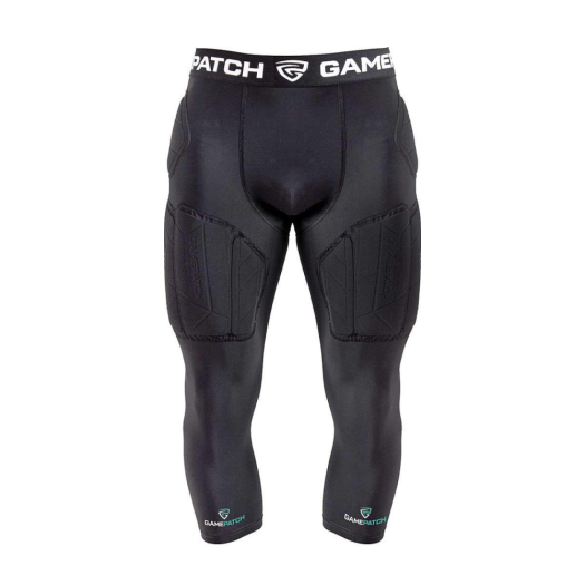 Gamepatch Pro+ párnázott háromnegyedes leggings Fekete