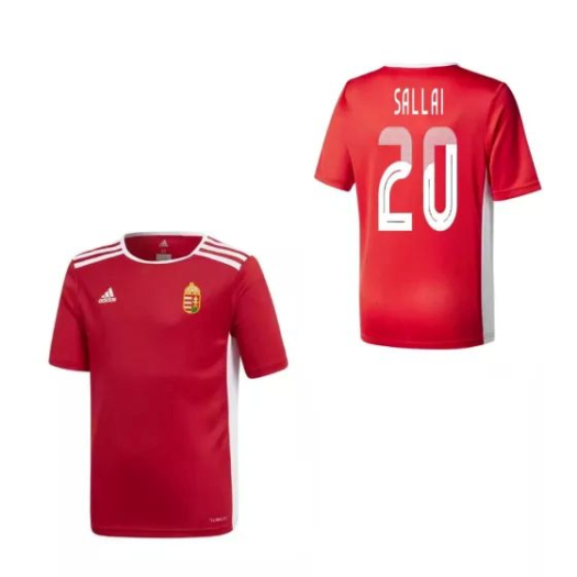 Magyar Adidas focimez Sallai felirattal