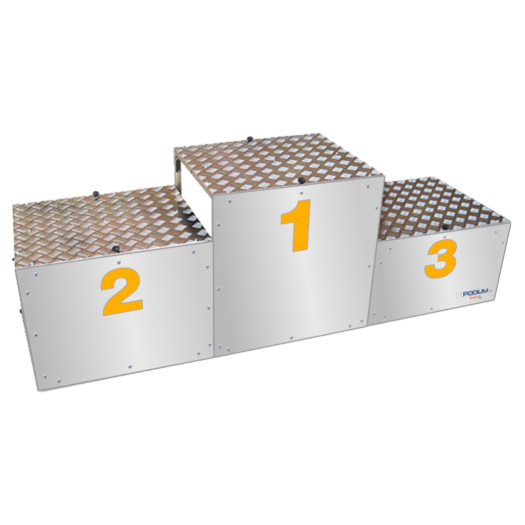 Eredményhirdető Egyéni dobogó Győzteseknek