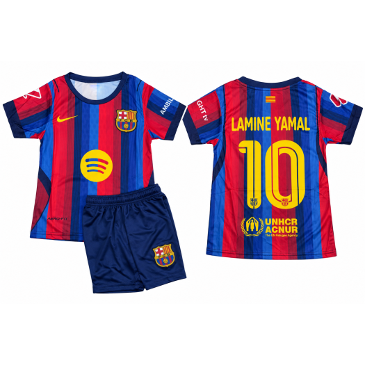 Barcelona Lamine Yamal gyerek szurkolói mezgarnitúra ÚJ