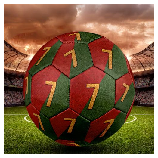 Portugál Ronaldo 7-es focilabda