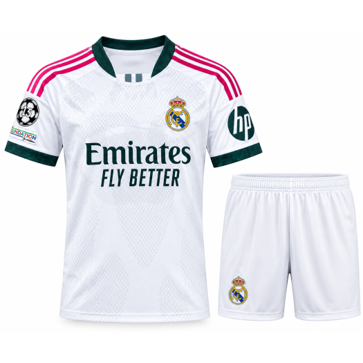 Real Madrid 2026/27 hazai mezgarnitúra  Mbappe felirattal
