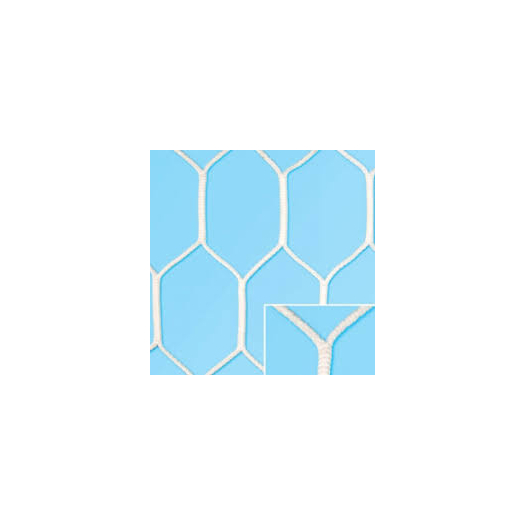 Kézilabdaháló, 6 mm, gépi kötésű Hexa 33080002 olasz