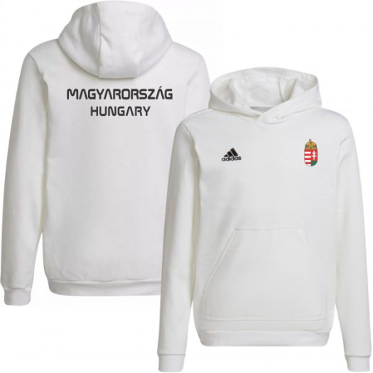 Adidas Magyar  gyerek kapucnis pulóver fehér