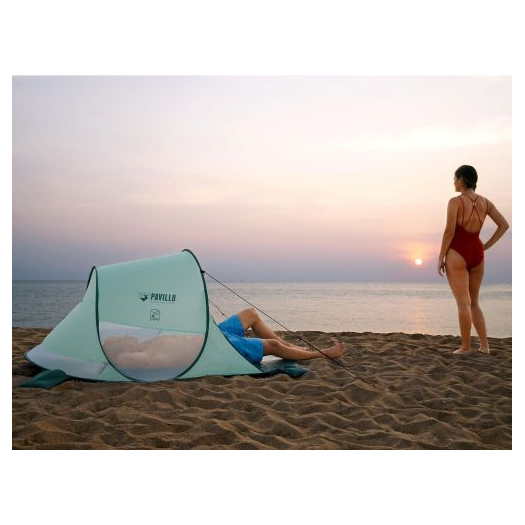 Bestway Pavillo Beach Quick 2 (68107) egy kétszemélyes, önfelállító (pop-up) strandsátor