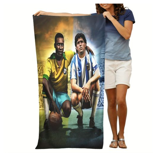 Pelé , Maradona strandtörülköző