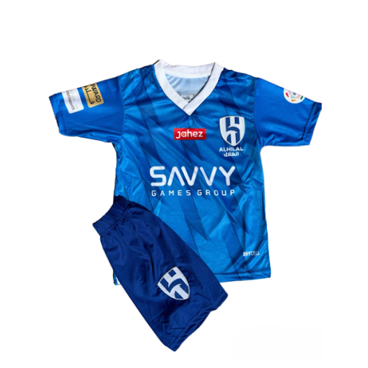 Al-Hilal FC 2023/24-es Neymar Jr. gyermek mezgarnitúra 