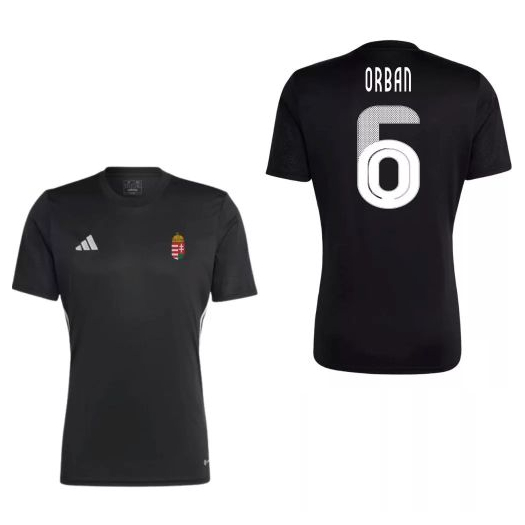 Magyar Adidas focimez Orbán Willi felirattal
