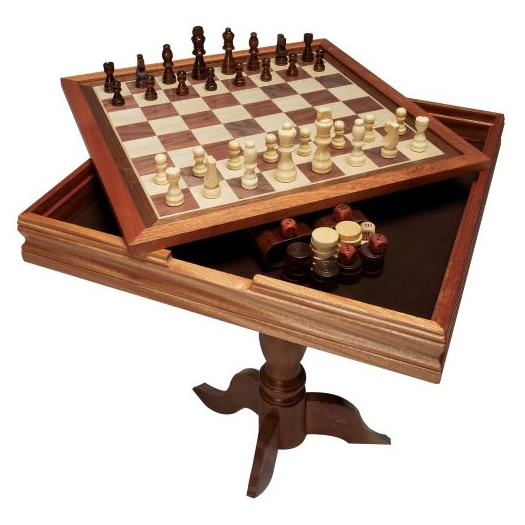 3 az 1 -ben sakk-dáma-backgammonkészlet