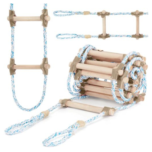 Kötéllétra, 4m, barna | HIGHER 