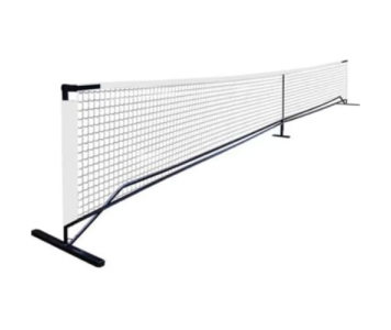 Lábtenisz háló 670 cm, fekete-fehér, nylon, állítható, beltéri-kültéri